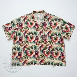 Tkanina wiskozowa z lnem Azalea design A digital print