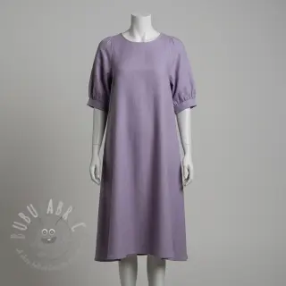 Tkanina wiskozowa z lnem PREMIUM lavender