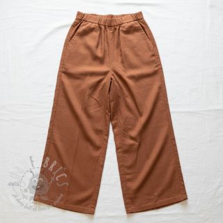 Tkanina wiskozowa z lnem PREMIUM brick