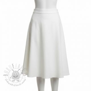 Tkanina wiskozowa z lnem PREMIUM off white