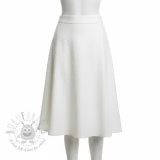 Tkanina wiskozowa z lnem PREMIUM off white