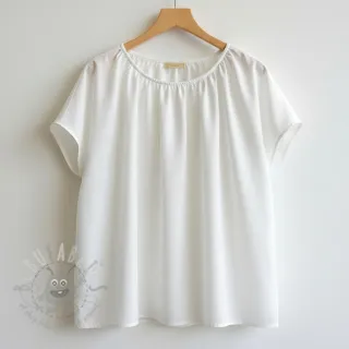 Tkanina wiskozowa z lnem PREMIUM off white