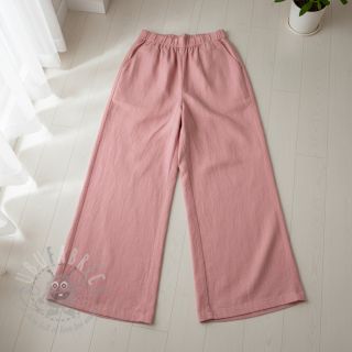 Tkanina wiskozowa z lnem PREMIUM coral