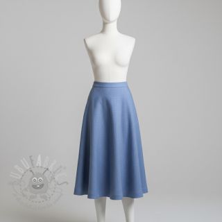 Tkanina wiskozowa z lnem PREMIUM jeans