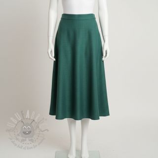 Tkanina wiskozowa z lnem PREMIUM bottle green