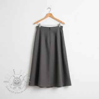 Tkanina wiskozowa z lnem PREMIUM grey