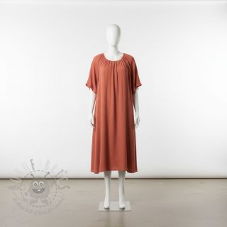 Tkanina wiskozowa z lnem CRINCLE clay