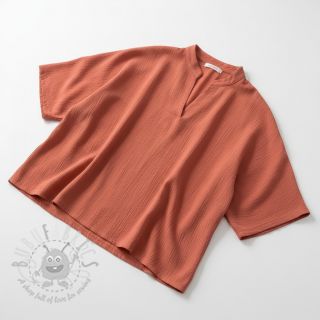 Tkanina wiskozowa z lnem CRINCLE clay