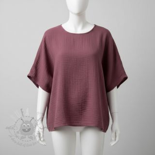 Tkanina wiskozowa z lnem CRINCLE mulberry