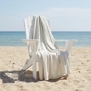 Tkanina wiskozowa z lnem CRINCLE off white