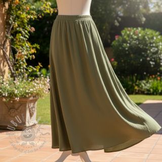 Tkanina wiskozowa z lnem CRINCLE pickle