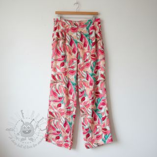 Wiskoza SATIN Giselle red digital print