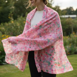 Wiskoza SATIN Abstract digital print