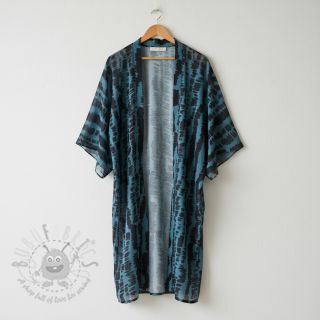 Wiskoza RADIANCE Imagine blue digital print