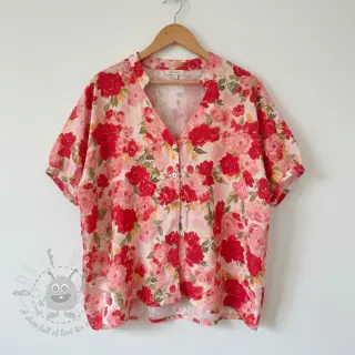 Wiskoza RADIANCE Flower Galia digital print