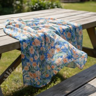 Wiskoza RADIANCE Flower Jane digital print