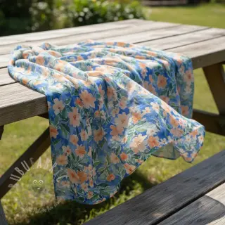 Wiskoza RADIANCE Flower Jane digital print