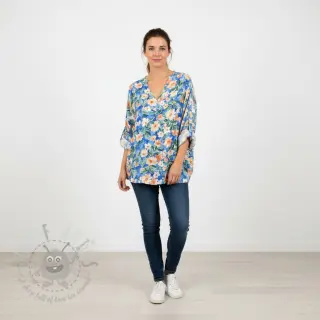 Wiskoza RADIANCE Flower Jane digital print