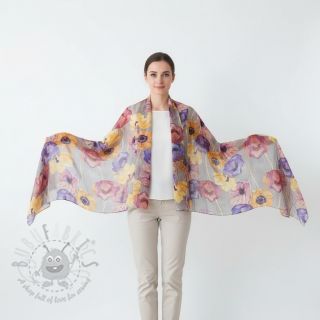 Wiskoza RADIANCE Flower Elia digital print