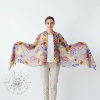 Wiskoza RADIANCE Flower Elia digital print