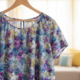 Wiskoza RADIANCE Flower Horas digital print