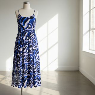 Wiskoza RADIANCE Night wave digital print