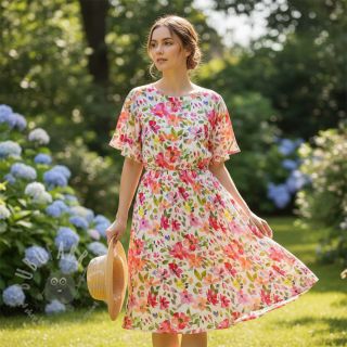 Wiskoza RADIANCE Juana digital print