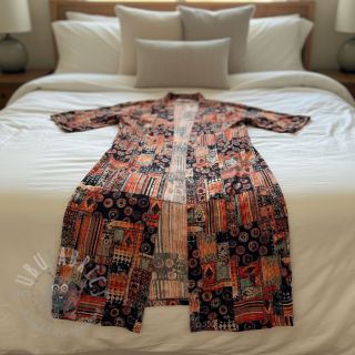 Wiskoza RADIANCE Patchwork geometric digital print