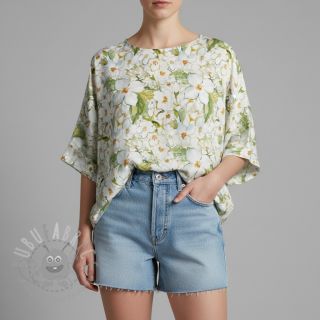 Wiskoza RADIANCE Francesca flowers digital print