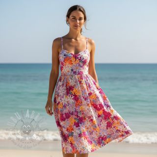 Wiskoza RADIANCE Gracia flowers digital print