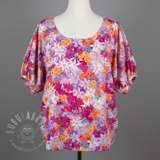 Wiskoza RADIANCE Gracia flowers digital print