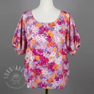 Wiskoza RADIANCE Gracia flowers digital print