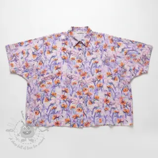 Wiskoza RADIANCE Dried flower digital print