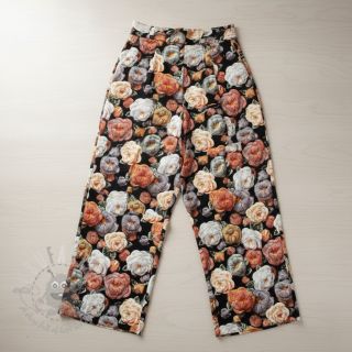 Wiskoza RAYON POPLIN Knitted design F digital print