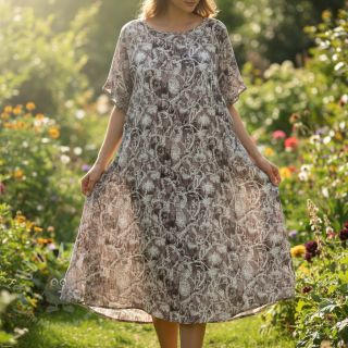 Wiskoza RAYON POPLIN Pattern design G digital print