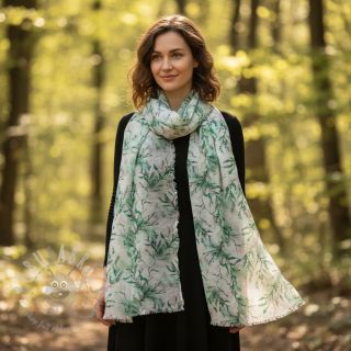 Wiskoza RAYON POPLIN Bright flowers design D digital print