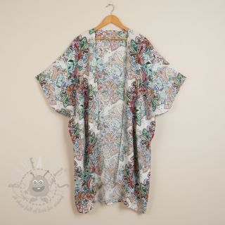 Wiskoza RAYON POPLIN Fantasy floral design D digital print