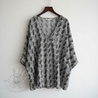 Jersey WISKOZA Structure grey digital print