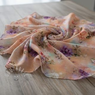 Wiskoza LUREX Romantica peach