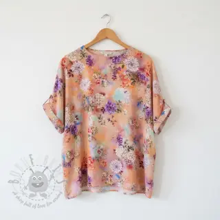 Wiskoza LUREX Romantica peach