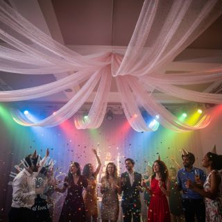 Tiul ROYAL MULTI FOIL rose