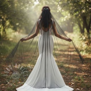 Tiul na TUTU black 160 cm