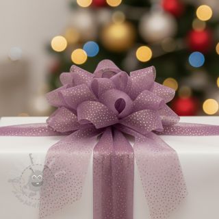 Tiul na TUTU ROYAL SPARKLE dark lilac gold