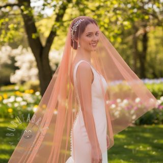 Tiul na TUTU salmon 160 cm