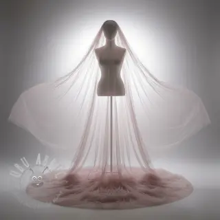 Tiul na TUTU old lila 160 cm