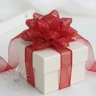 Tiul na TUTU ROYAL SPARKLE red silver