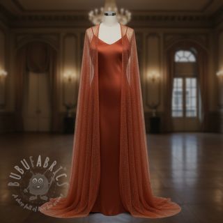 Tiul TUTU ROYAL SPARKLE rdzawy złoty