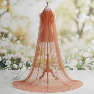 Tiul TUTU ROYAL SPARKLE rdzawy złoty