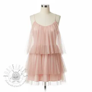 Tiul TUTU ROYAL SPARKLE różowe złoto