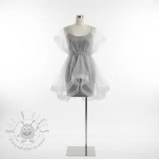 Tiul TUTU ROYAL SPARKLE szary srebrny